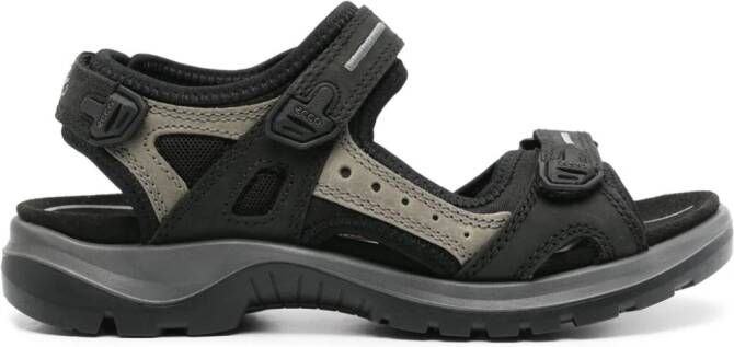 ECCO Offroad sandalen met klittenband Zwart