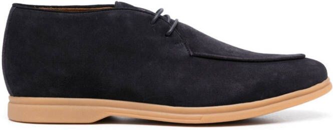 Eleventy Chukka leren laarzen Blauw