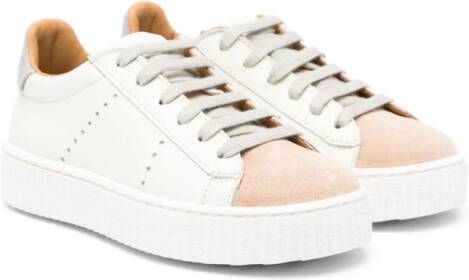 Eleventy Kids Leren sneakers Wit