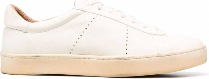 Eleventy Leren sneakers Beige