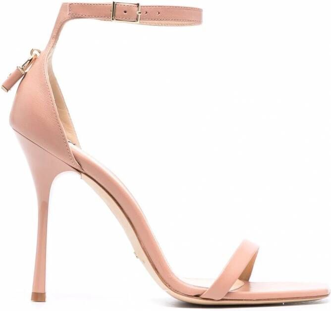 Elisabetta Franchi Sandalen met blokhak Roze