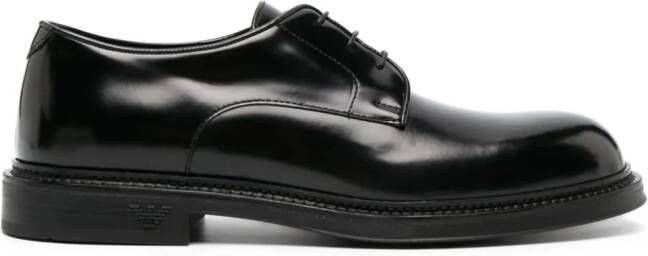 Emporio Armani Derby veterschoenen Zwart