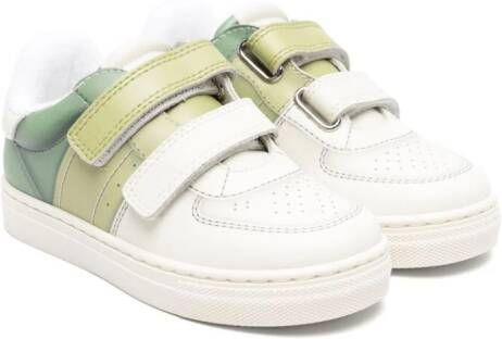 Emporio Armani Kids Sneakers met klittenband en kleurverloop Wit