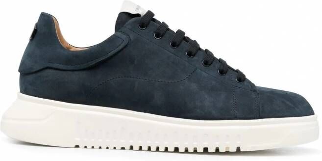 Emporio Armani Sneakers met logopatch Blauw