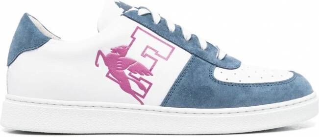 ETRO Pegaso tweekleurige sneakers Wit