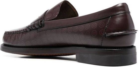 10 CORSO COMO Dan leren loafers Rood