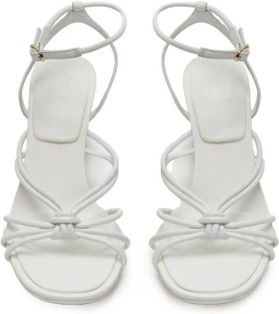 12 STOREEZ Leren sandalen Wit