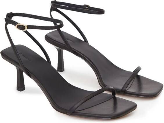 12 STOREEZ Stiletto sandalen Zwart