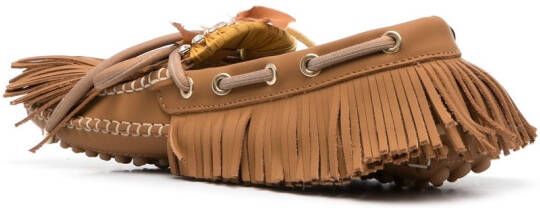 13 09 SR Loafers met franje Bruin