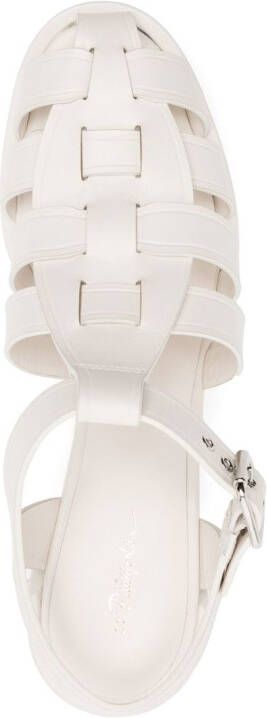 3.1 Phillip Lim Naomi sandalen met plateauzool Wit