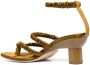 3.1 Phillip Lim Verona satijnen sandalen Groen - Thumbnail 3