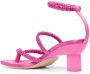 3.1 Phillip Lim Verona satijnen sandalen Roze - Thumbnail 3