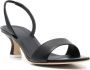 3juin Leren slingback sandalen Zwart - Thumbnail 2