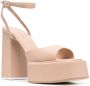 3juin Beth sandalen met plateauzool Beige - Thumbnail 2