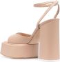 3juin Beth sandalen met plateauzool Beige - Thumbnail 3