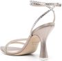 3juin Croco sandalen verfraaid met kristallen Beige - Thumbnail 3