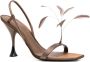 3juin Elettra leren sandalen Bruin - Thumbnail 2