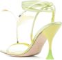 3juin Kimi sandalen met veren detail Groen - Thumbnail 3