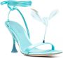 3juin Kimi sandalen met veren detail Blauw - Thumbnail 2