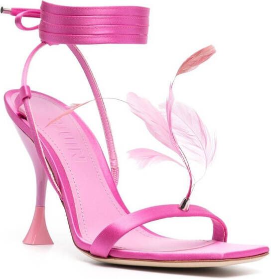 3juin Kimi satijnen sandalen Roze