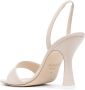 3juin Leren slingback sandalen Beige - Thumbnail 3