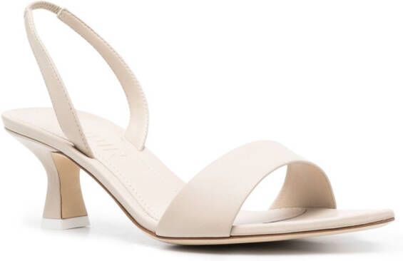 3juin Leren slingback sandalen Beige