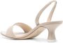 3juin Leren slingback sandalen Beige - Thumbnail 3