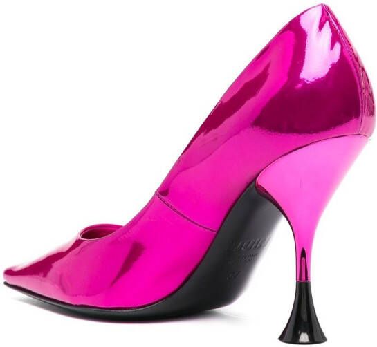 3juin Leren stiletto pumps Roze