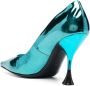 3juin Metallic pumps Blauw - Thumbnail 3