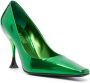 3juin Pumps met vierkante afwerking Groen - Thumbnail 2