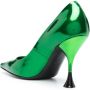 3juin Pumps met vierkante afwerking Groen - Thumbnail 3