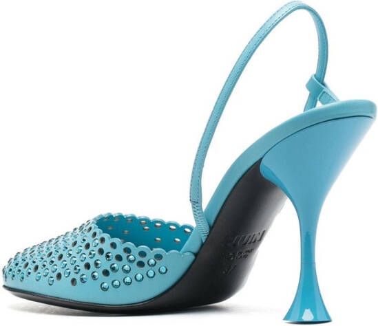 3juin Pumps verfraaid met kristallen Blauw