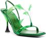 3juin Verfraaide sandalen Groen - Thumbnail 2