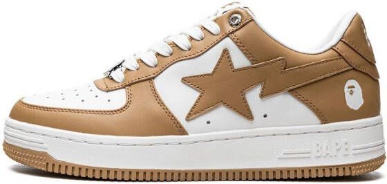 A BATHING APE BAPE STA #1 low-top sneakers Beige