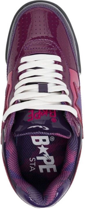 A BATHING APE BAPE STA low-top sneakers Paars