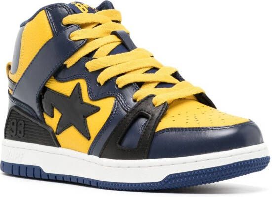 A BATHING APE BAPE STA 93 HI L sneakers Geel