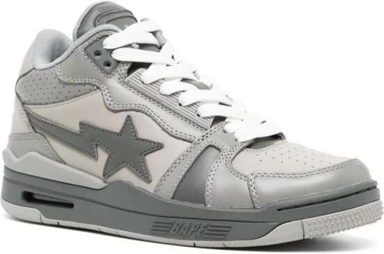 A BATHING APE Clutch STA leren sneakers Grijs