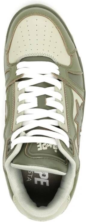 A BATHING APE Clutch STA leren sneakers Groen