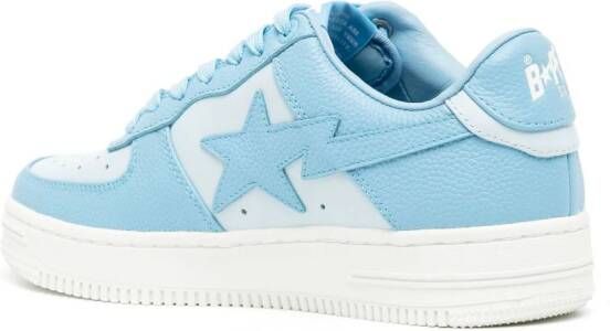 A BATHING APE Leren sneakers Blauw