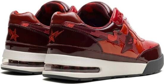 A BATHING APE Roadsta #1 "Red" sneakers Rood