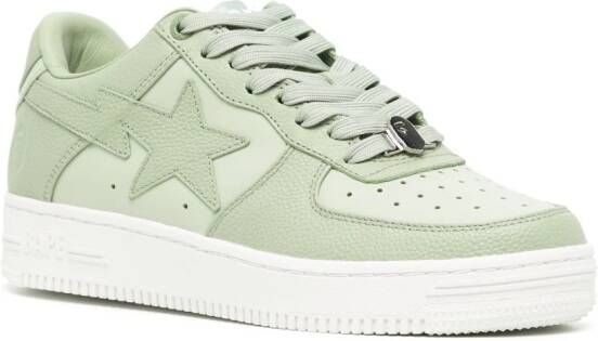 A BATHING APE Sta #9 low-top sneakers Groen