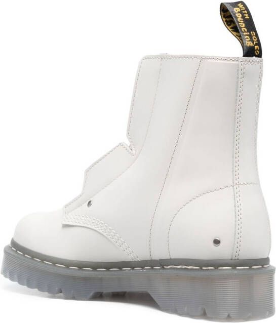 A-COLD-WALL* x Dr. Martens 1460 Bex enkellaarzen Beige