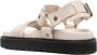 Acne Studios Leren sandalen met gesp Beige - Thumbnail 3