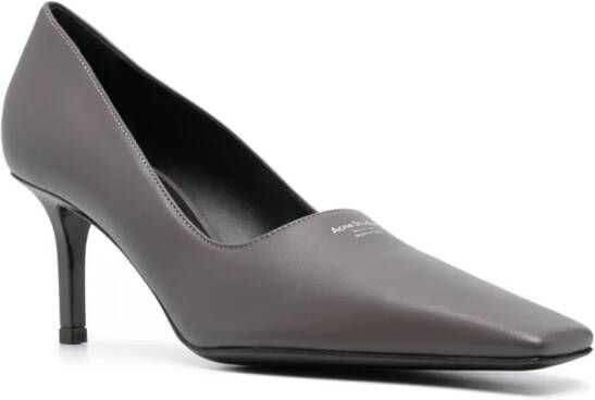 Acne Studios Leren pumps Grijs