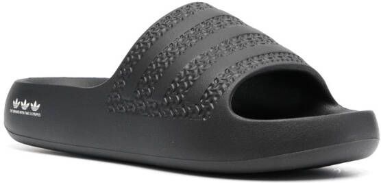 adidas Adilette Ayoon slippers met logo Zwart