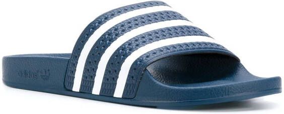 adidas Adilette badslippers Blauw