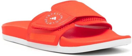 adidas by Stella McCartney Badslippers met logoband Oranje