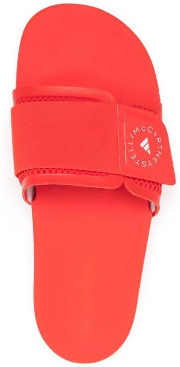 adidas by Stella McCartney Badslippers met logoband Oranje