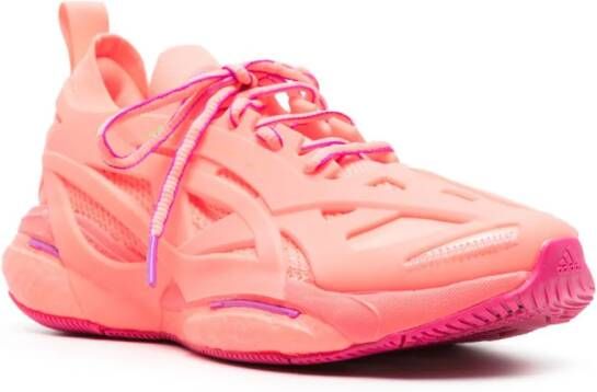 adidas by Stella McCartney Solarglide gebreide sneakers Roze