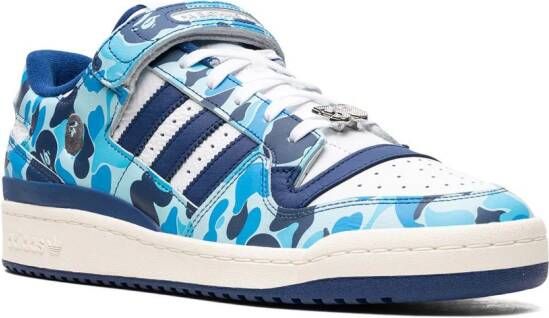 Adidas "x BAPE Forum 84 Low 30th Anniversary Green Camo sneakers" Groen - Foto 2